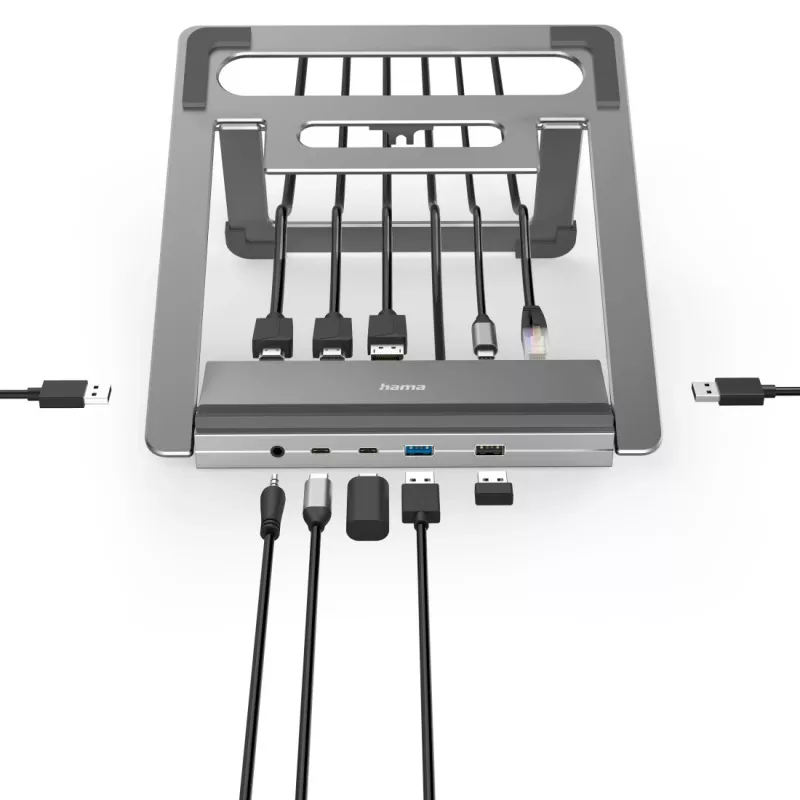 Hama Connect2Office Stand kannettavan tietokoneen teline antrasiitti