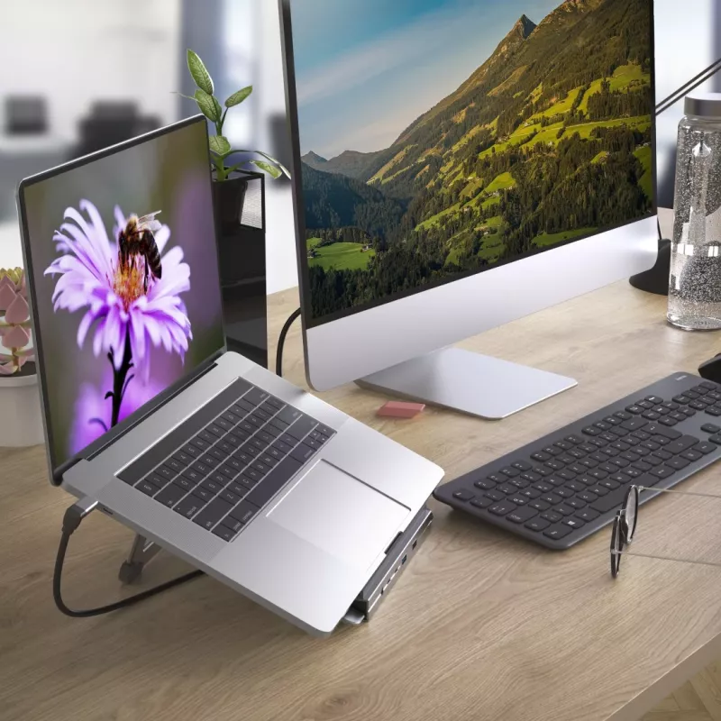 Hama Connect2Office Stand kannettavan tietokoneen teline antrasiitti