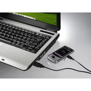 Hama 1,4 m, USB2.0-A/USB2.0 Micro-B USB-kaapeli USB A Micro-USB B musta