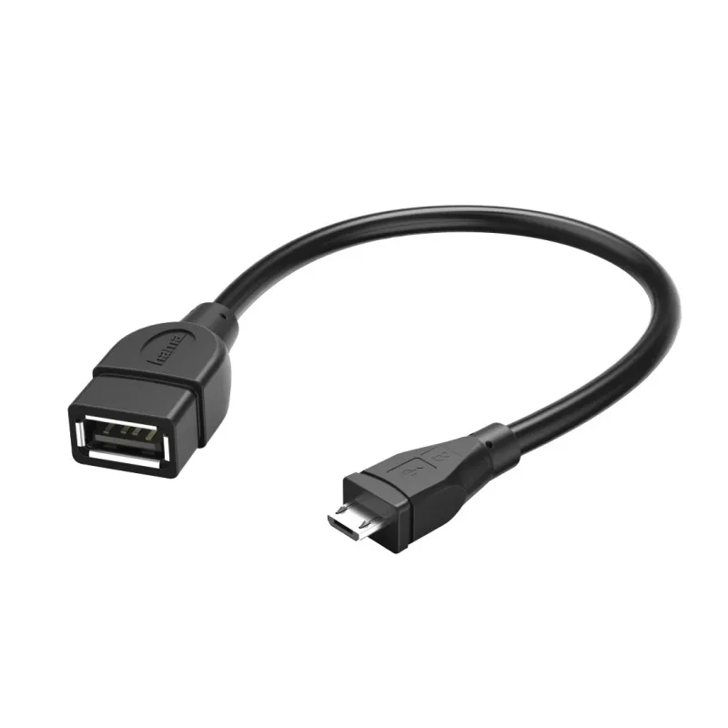 Hama 173892 USB-kaapeli USB 2.0 0,15 m Micro-USB B USB A musta