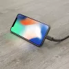 Hama Stand USB-kaapeli USB 2.0 1,5 m USB A - Micro-USB B musta