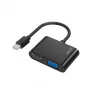 Hama 00200330 videokaapeli-adapteri Mini DisplayPort HDMI + VGA (D-Sub) musta
