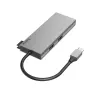 Hama 00200110 USB-C-monitoimisovitin, telakointiasema, 6 porttia, USB-C 3.2 Gen 1, HDMI