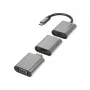 Hama 00200306 USB-näytönohjainadapteri 4096 x 2160 pikseliä harmaa