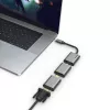 Hama 00200306 USB-näytönohjainadapteri 4096 x 2160 pikseliä harmaa