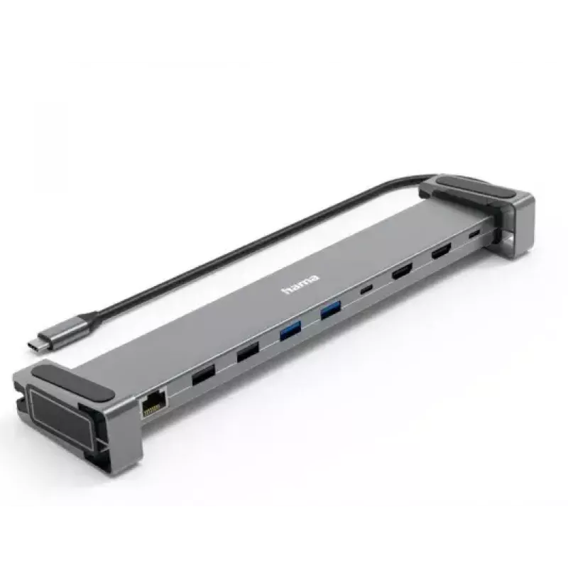Hama Connect2Office Basic johdollinen USB 3.2 Gen 1 (3.1 Gen 1) Type-C antrasiitti, harmaa