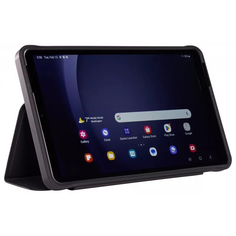 Case Logic SnapView CSGE2196 musta kotelo Samsung Galaxy Tab A9 8,7