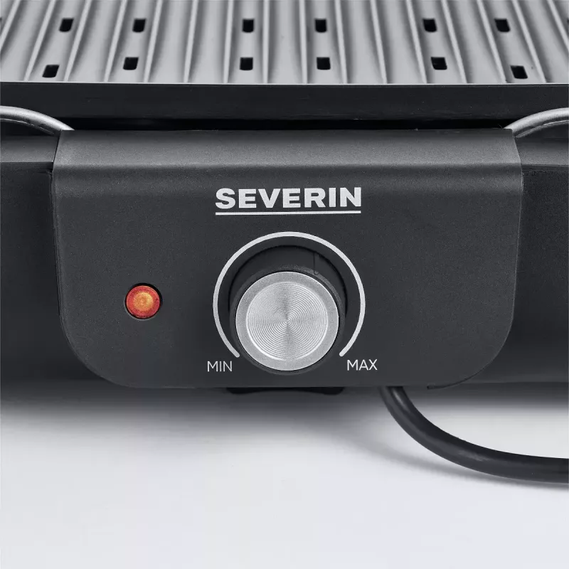 Severin PG 8556 sähköinen pöytägrilli 2300 W musta ruostumaton teräs