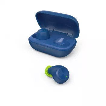 Hama Spirit Chop kuulokemikrofoni True Wireless Stereo (TWS) nappikuuloke puhelut/musiikki Bluetooth sininen