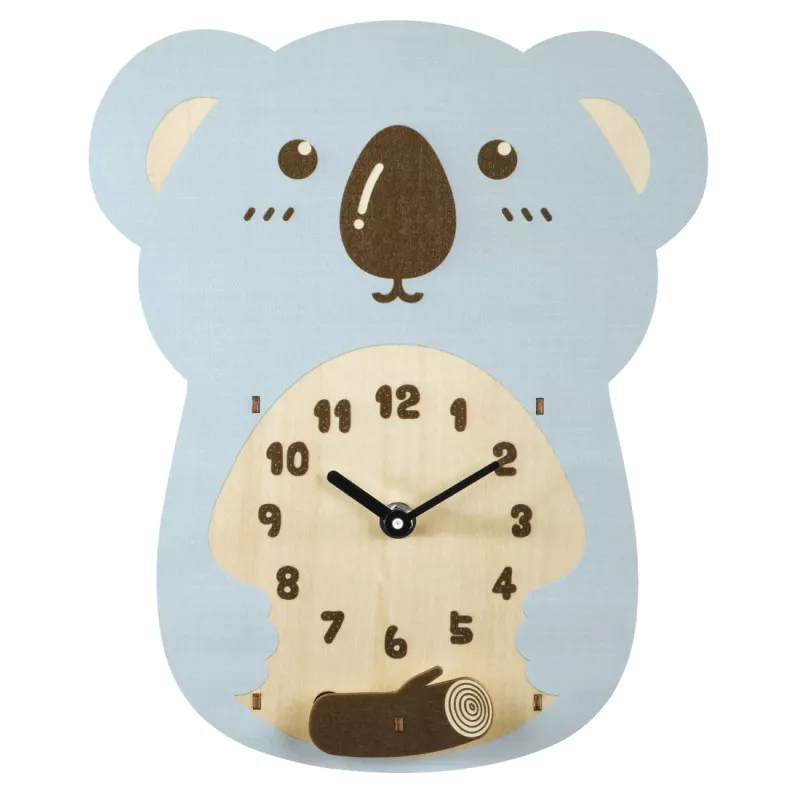 Hama Koala heilurimekaaninen kello muu sininen, ruskea, puu