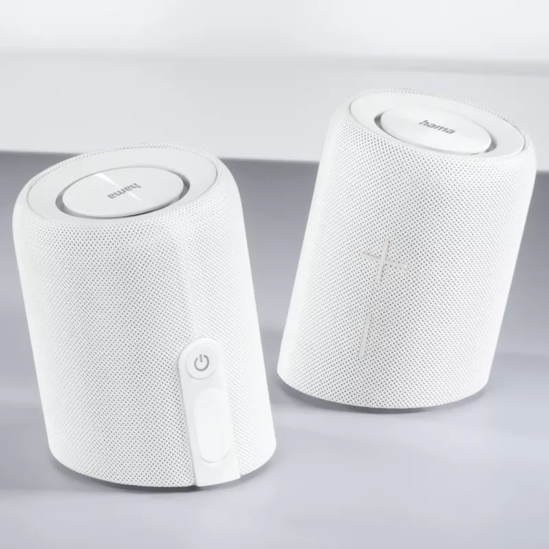 Hama Twin 3.0 stereo kannettava kaiutin valkoinen 30 W