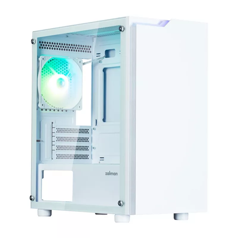 Tietokonekotelo Zalman T4 Plus Mini Tower valkoinen