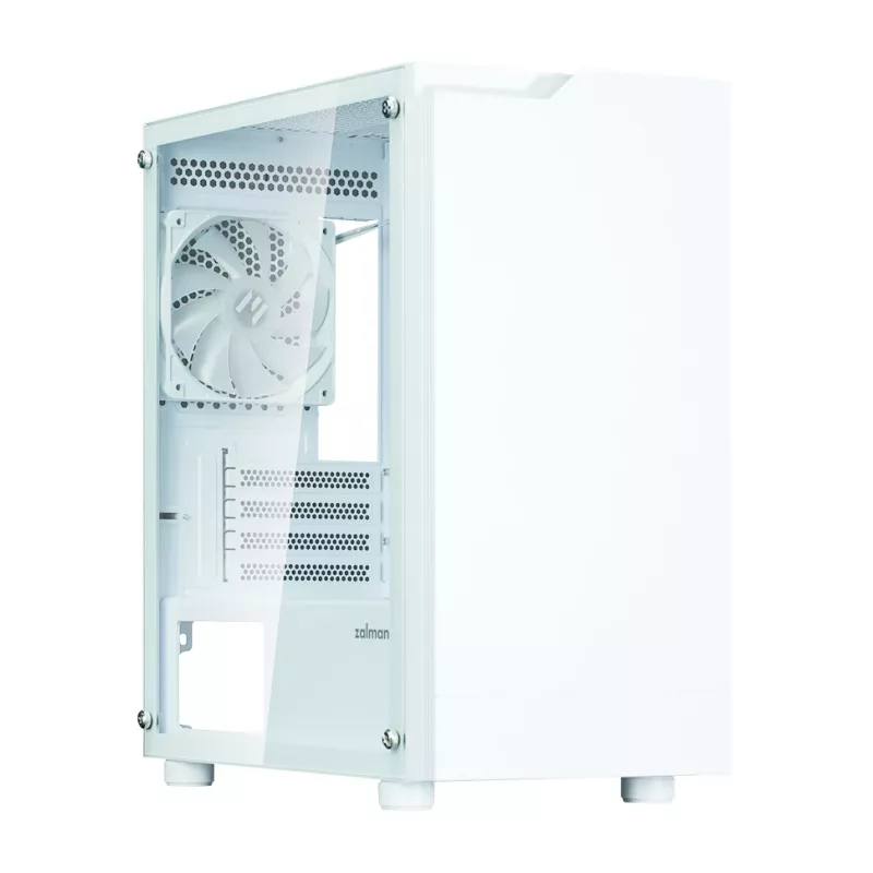 Tietokonekotelo Zalman T4 Plus Mini Tower valkoinen