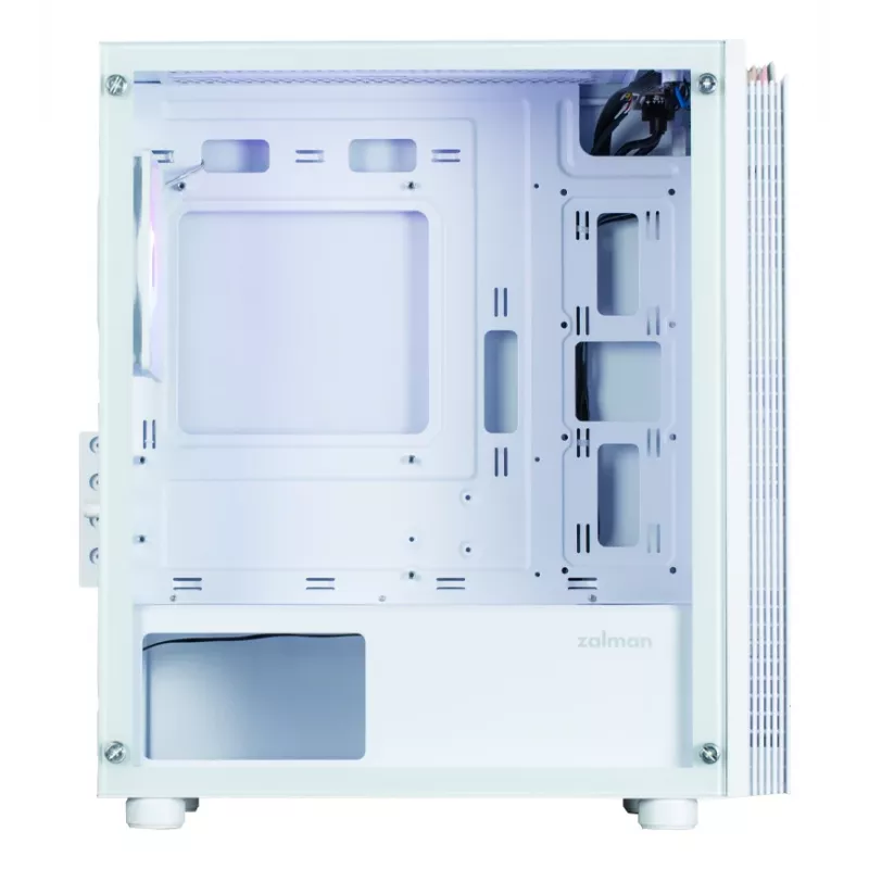 Tietokonekotelo Zalman T4 Plus Mini Tower valkoinen