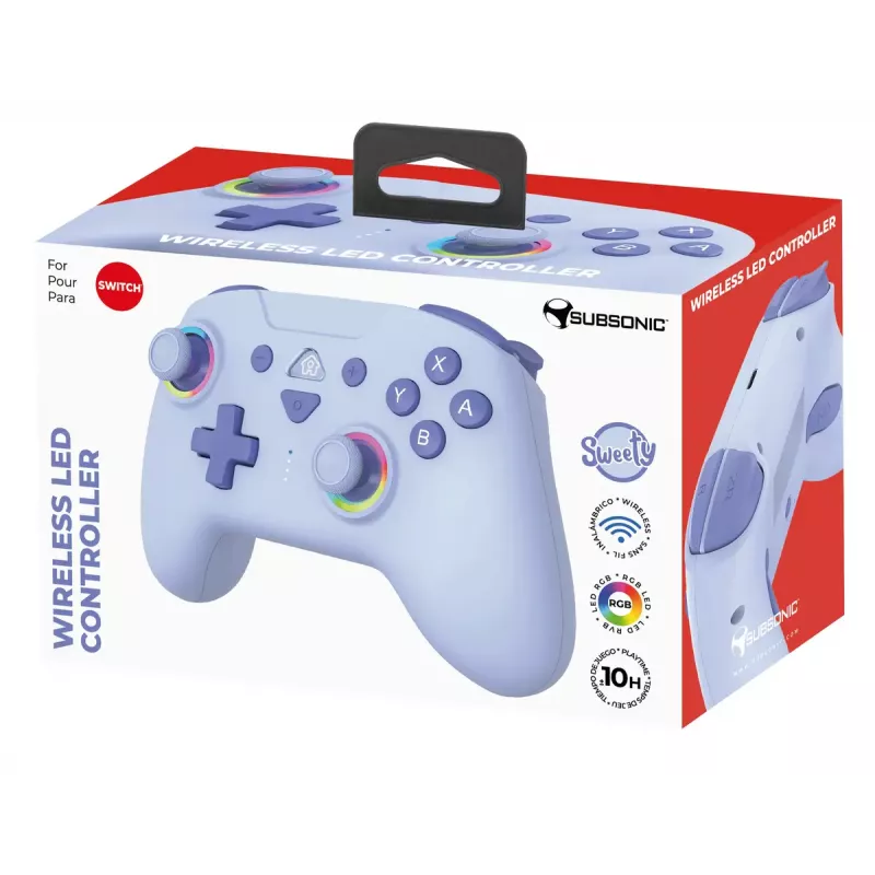 Peliohjain Subsonic 147436 sininen RF Nintendo Switch langaton 10h akku