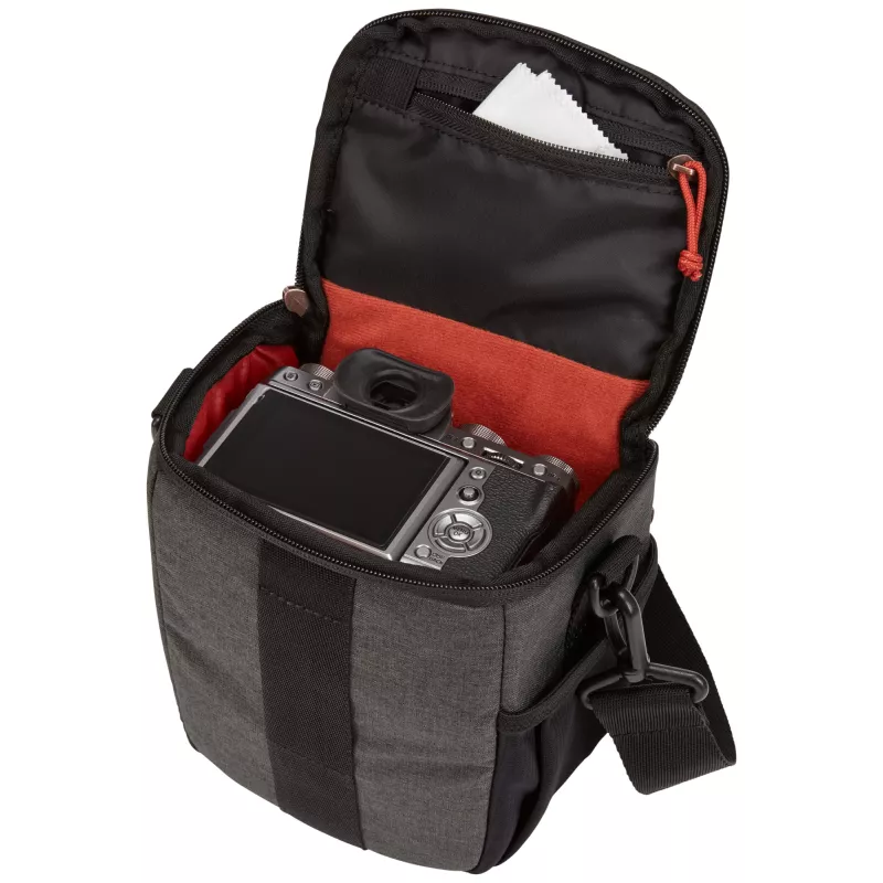 Case Logic Era CECS-102 Obsidian top loader -laukku harmaa