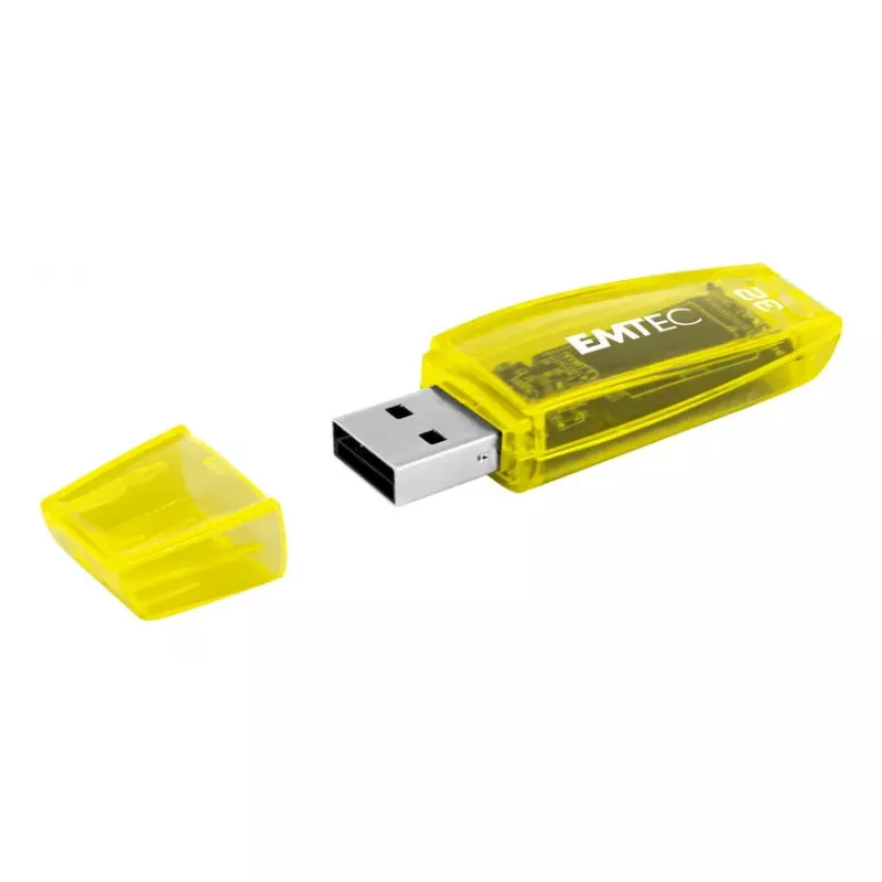 USB-muistitikku Emtec C410 Neon 16GB Type-A 2.0 oranssi keltainen