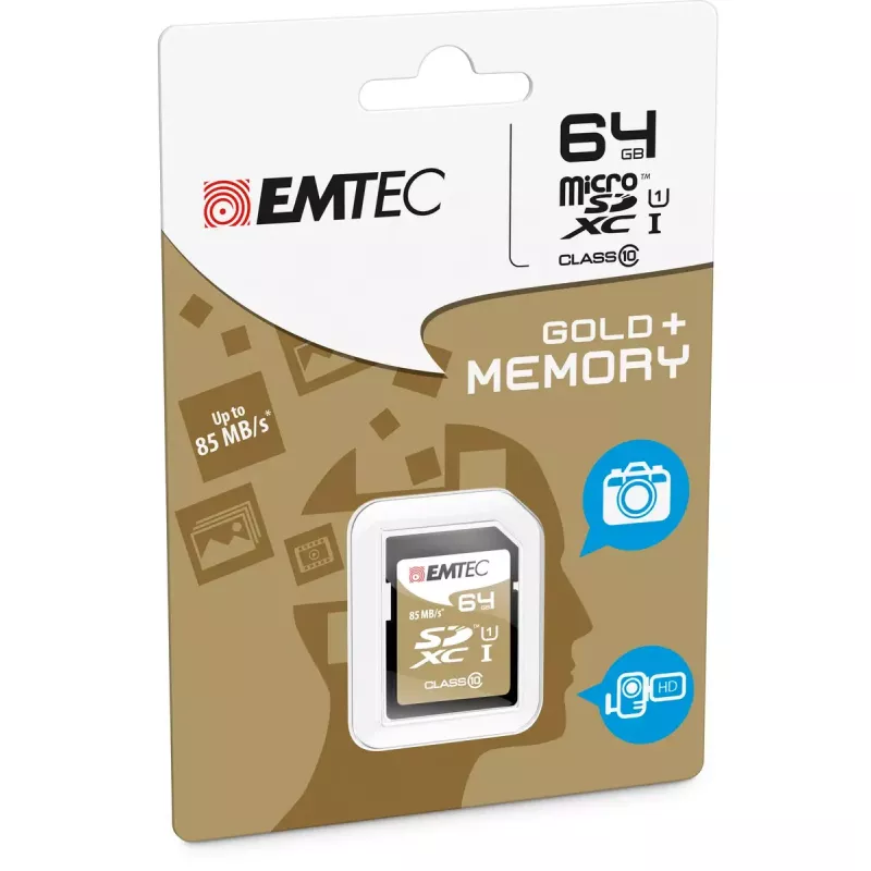Emtec 64 GB SDXC Class 10 -muistikortti ECMSD64GXC10GP