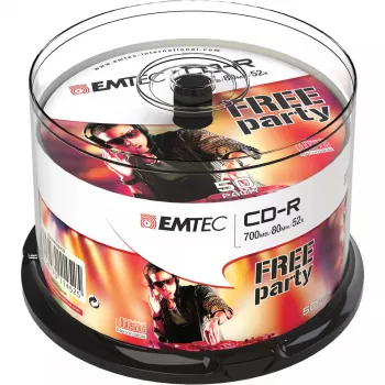 Emtec ECOC805052CB CD-R 700 MB 52x 50 kpl