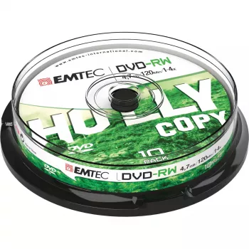 Emtec ECOVRW47104CB DVD-RW 4,7 GB 10 kpl