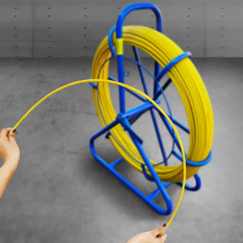 Kaapelinvetotanko Extralink Pilot 3,8 mm 25 m kuitu FRP keltainen