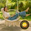 Riipputuoli Koala Hammock BLACK FOREST 80x60 cm ecru – verkkomainen kangas