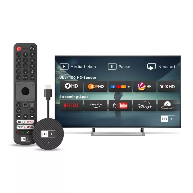 HD+ Smart TV -dongle HDMI 4K Ultra HD Android musta 32GB