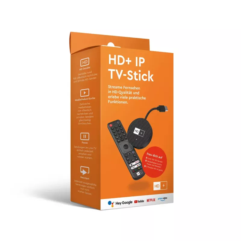 HD+ Smart TV -dongle HDMI 4K Ultra HD Android musta 32GB