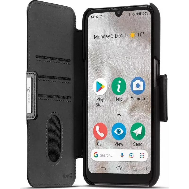 Puhelinkotelo Bigben Connected DOROFOLIO8100N musta Doro 8100/8110