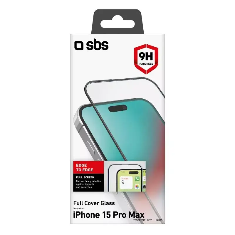 Näytönsuoja SBS TESCRFCIP1567P iPhone 15 Pro Max läpinäkyvä