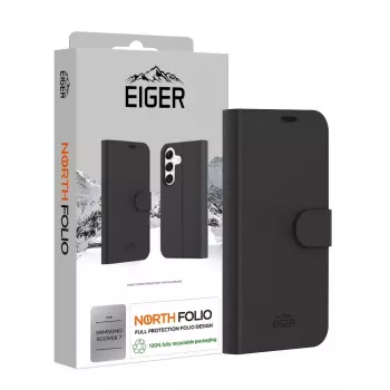 Lompakkokotelo EIGER EGCA00591 Samsung Galaxy Xcover7 16,8 cm musta