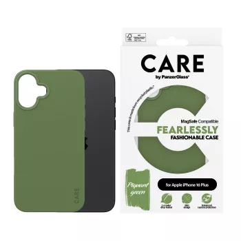 PanzerGlass CARE™ by ® Case vihreä MagSafe-yhteensopiva iPhone 16 Plus, kotelo, Apple, Apple - iPhone 16 Plus, vihreä