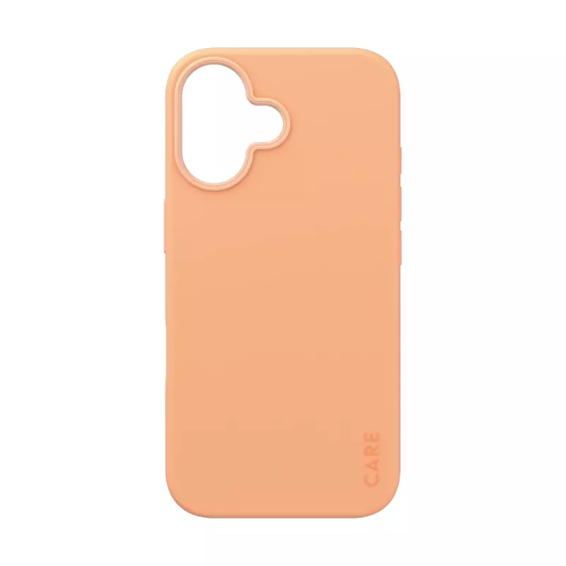 Kotelo PanzerGlass CARE by ® muodikas kotelo Peachy w. MagSafe iPhone 16 läpinäkyvä