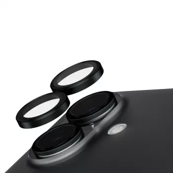 PanzerGlass SAFE. by ® kameran linssinsuoja musta iPhone 16 | 16 Plus