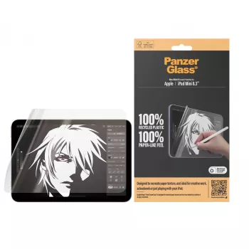 PanzerGlass ® GraphicPaper® näytönsuojalasi iPad Mini 8.3'' (2021, 2024) | Ultra-Wide Fit