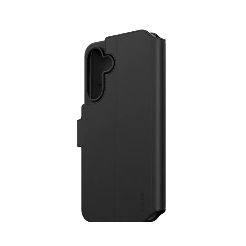 Wallet Case PanzerGlass Samsung Galaxy A26 5G musta kickstandilla