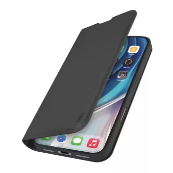 SBS TEWALIP1763PK lompakkokotelo iPhone 17 Pro musta jalustatoiminnolla