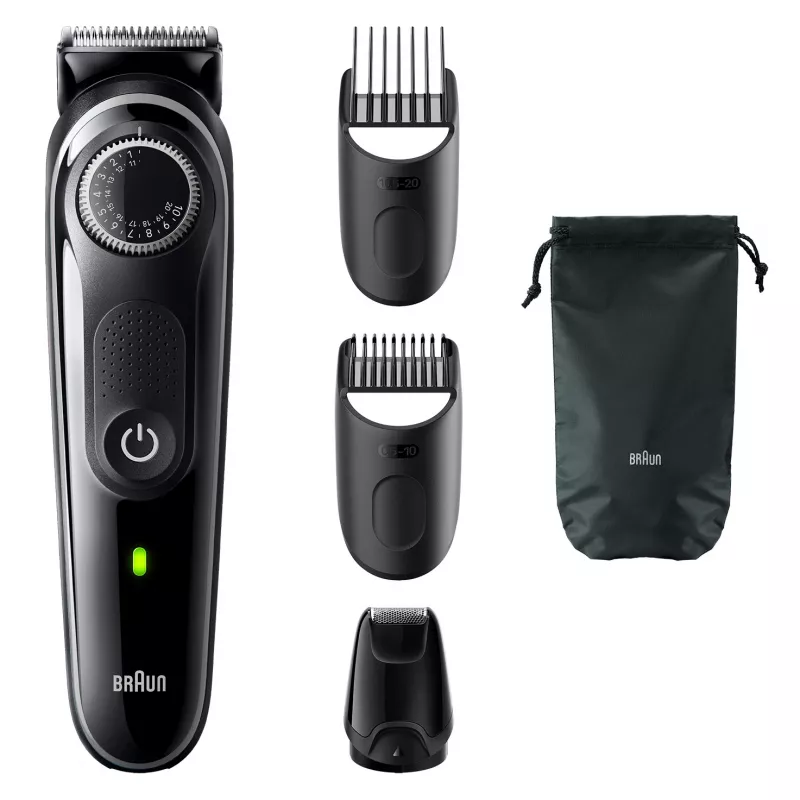 Braun BeardTrimmer 3 partatrimmeri 3 BT3440, pestävä, paristo, musta