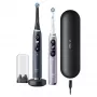 Pyörivä-värähtelevä hammasharja Oral-B iO 80363731 musta hopea aikuiset ienhoito herkkä valkaisu