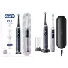 Pyörivä-värähtelevä hammasharja Oral-B iO 80363731 musta hopea aikuiset ienhoito herkkä valkaisu