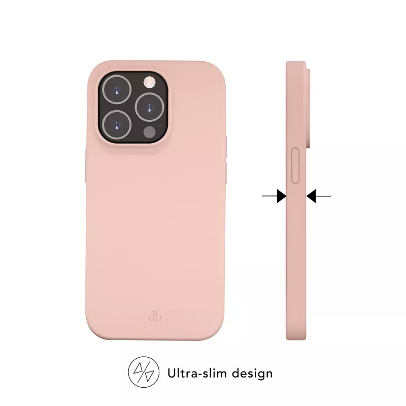 Suojakotelo dbramante1928 Monaco iPhone 14 Pro Max Pink Sand