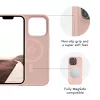 Suojakotelo dbramante1928 Monaco iPhone 14 Pro Max Pink Sand