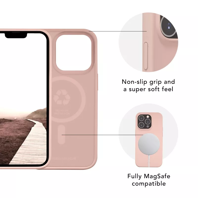 Suojakotelo dbramante1928 Monaco iPhone 14 Pro Max Pink Sand
