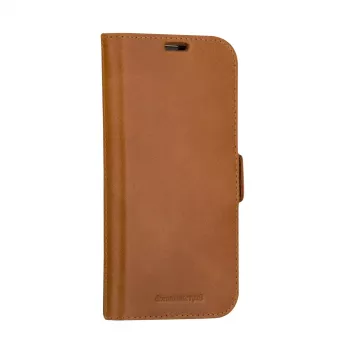 Folio-kotelo dbramante1928 Lynge iPhone 15 Tan monokromaattinen ruskea