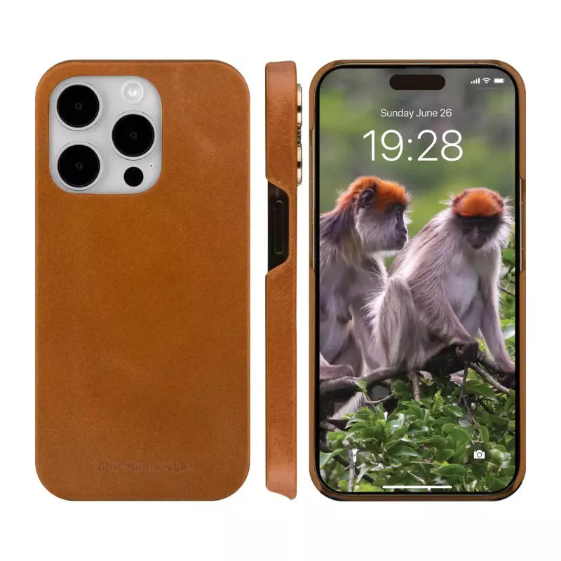Folio-kotelo dbramante1928 Lynge iPhone 15 Pro ruskea