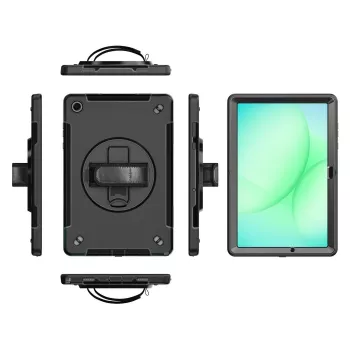 eSTUFF OHIO Defender -suojakotelo Samsung Galaxy Tab A11+ -tabletille, kädenlenkillä, ES68105013-BULK