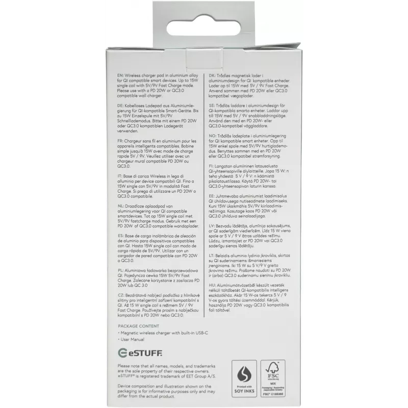 Mobiililaturi eSTUFF ES638300 johdon pituus 1,2 m