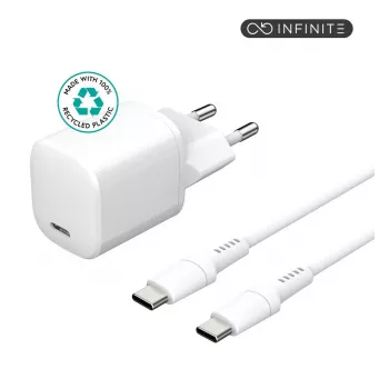 eSTUFF ES637600 laturi mobiililaitteille älypuhelin, tablet valkoinen AC sisäkäyttö