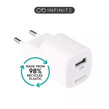 eSTUFF ES637001-BULK laturi mobiililaitteille älypuhelin valkoinen AC sisäkäyttö