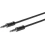 eSTUFF ES608001 audiokaapeli 0,5 m 3,5 mm musta